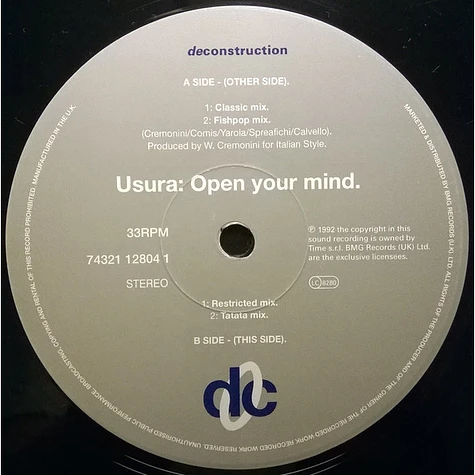 U.S.U.R.A. - Open Your Mind