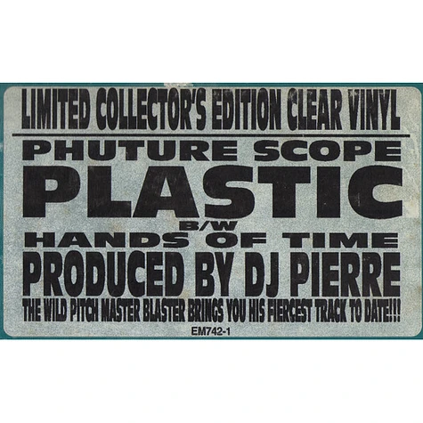 Phuture Scope - Plastic / Hands Of Time