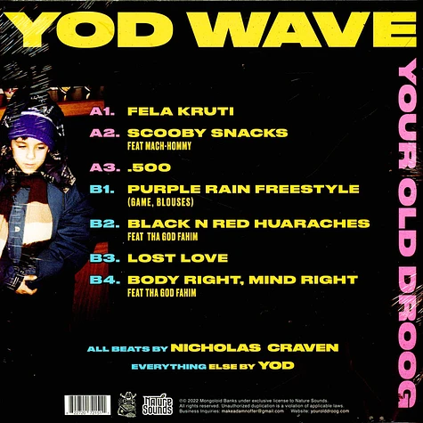 Your Old Droog - Yod Wave Colored Vinyl Edition