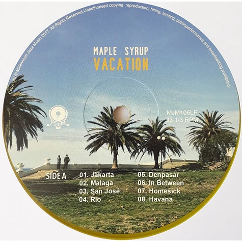 Maple Syrup - Vacation - Vinyl LP - 2017 - UK - Original | HHV