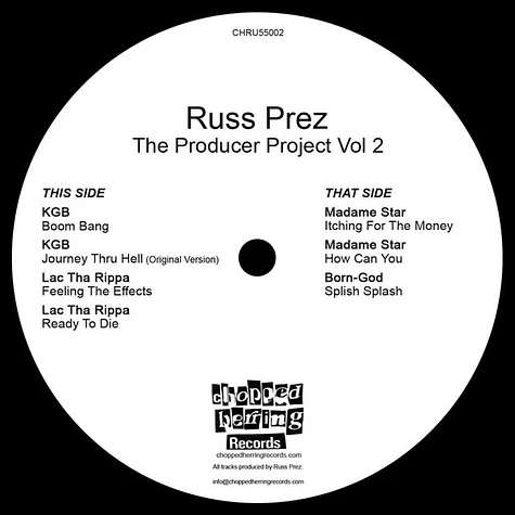 Russ Prez - The Producer Project Vol. 2