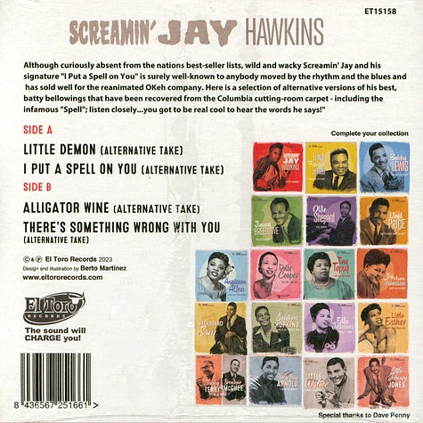 Screamin' Jay Hawkins - Little Demon EP