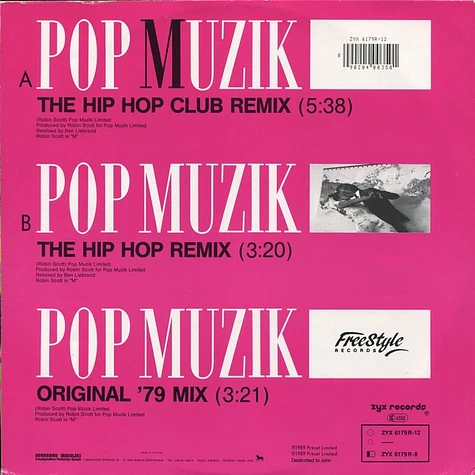 M - Pop Muzik (Remixed By Ben Liebrand)