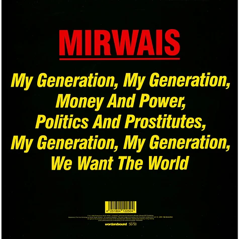 Mirwais - 2016 - My Generation