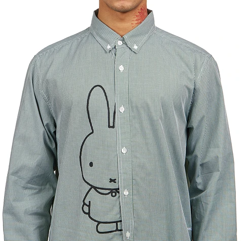 Pop Trading Company x Miffy - Miffy Gingham BD Shirt