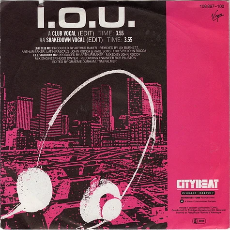 Freeez Featuring John Rocca - I.O.U. The Ultimate Mixes '87