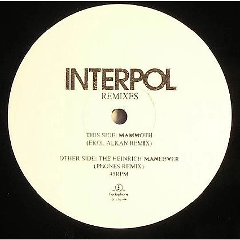 Interpol - Remixes