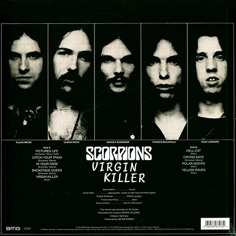 Scorpions - Virgin Killer Colored Vinyl Edition - Vinyl LP - 2023