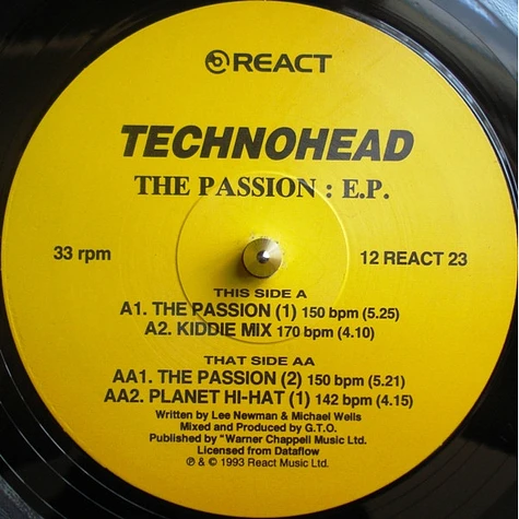 Technohead - The Passion : E.P.