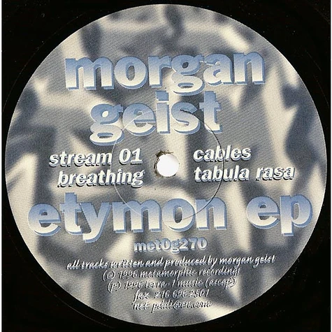 Morgan Geist - Etymon EP