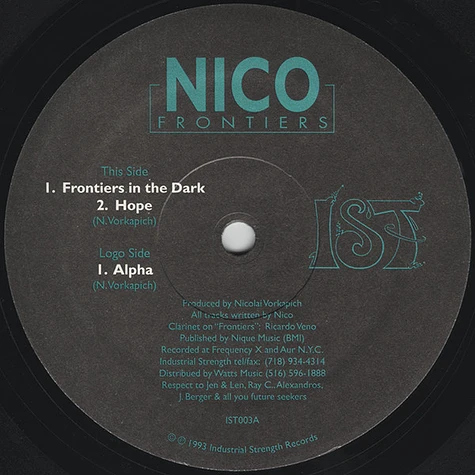 Nico - Frontiers