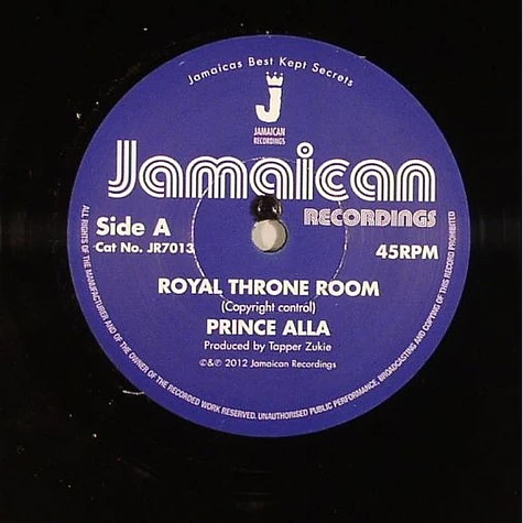 Prince Alla - Royal Throne Room / Hail Rastafari