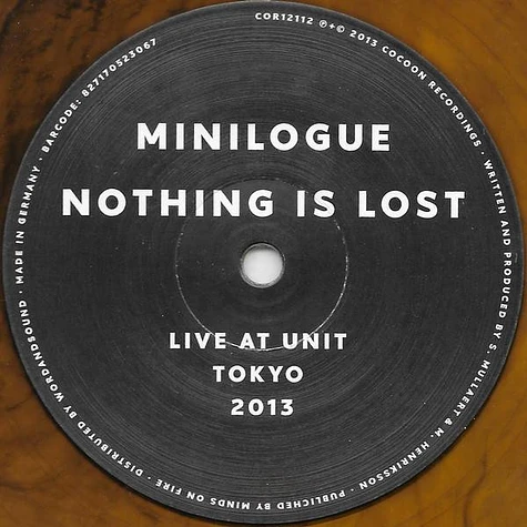 Minilogue - The Island Of If / Nothing Is Lost