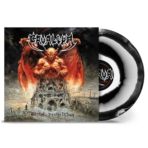 Cavalera - Bestial Devastation Limited / White-Black Corona Style Vinyl Edition