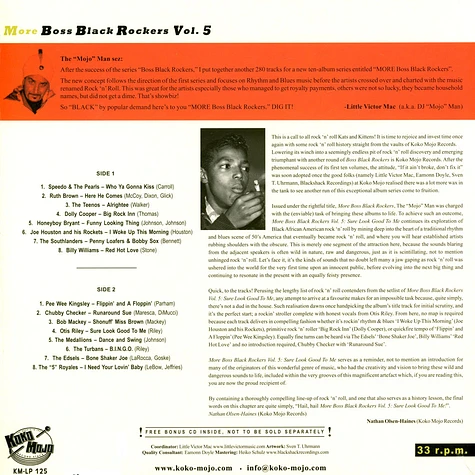 V.A. - More Boss Black Rockers Volume 5 Sure Look Good