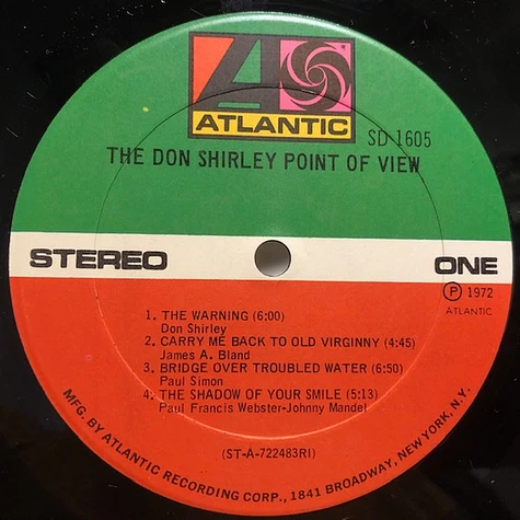 Don Shirley - The Don Shirley Point Of View