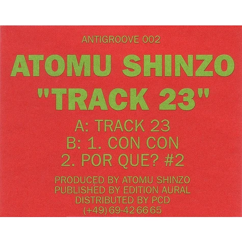 Atomu Shinzo - Track 23 / Vol. 2