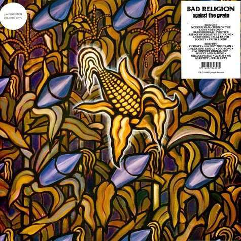 Bad Religion - Against The Grain Orange / Black Vinyl Edition