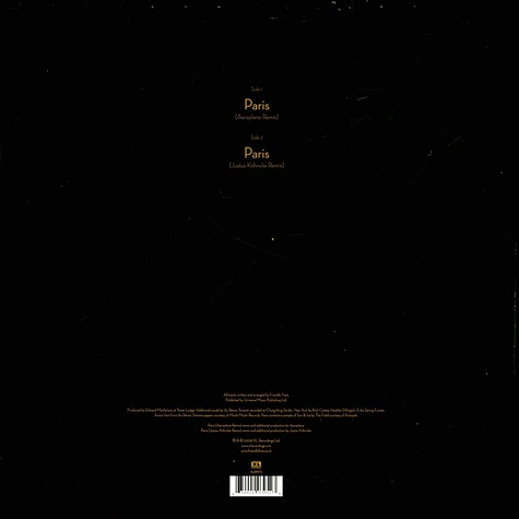 Friendly Fires - Paris Limited 15 Anniversary Gold Vinyl Edition