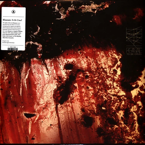 Khanate - To Be Cruel Black Vinyl Edition