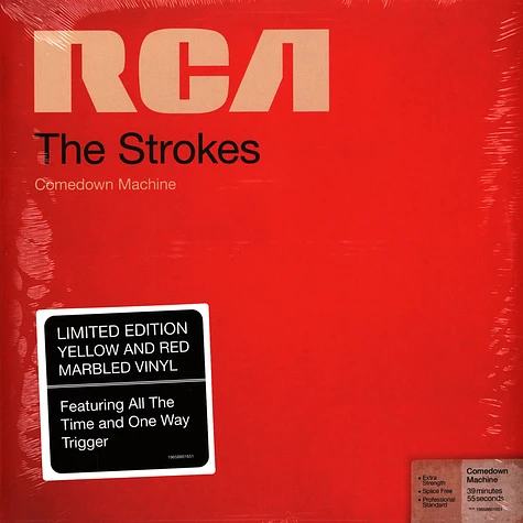 The Strokes - Comedown Machine Opaque Yellow W/ Red Streak Vinyl Edition