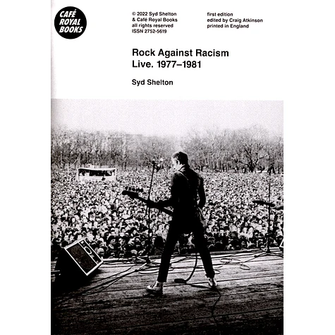 Syd Sheldon - Rock Against Racism Live 1977-1981