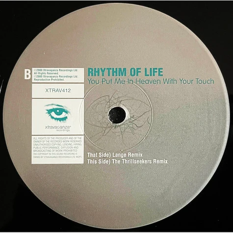 Rhythm Of Life - You Put Me In Heaven With Your Touch