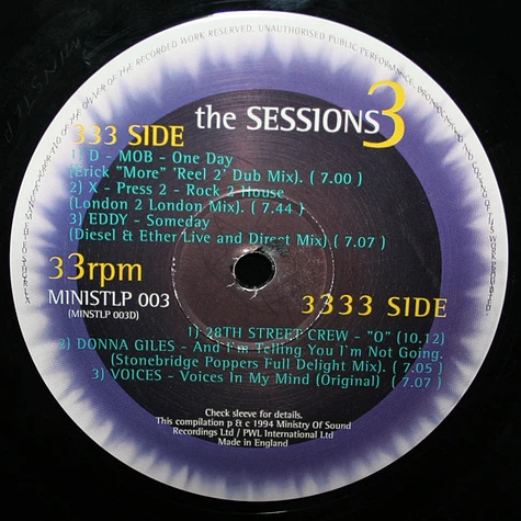 Clivilles & Cole - The Sessions Volume 3