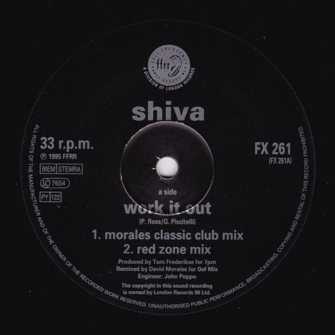 Shiva - Work It Out