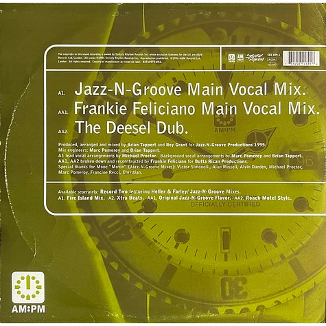Moné - Movin' (Jazz-N-Groove / Frankie Feliciano Mixes)