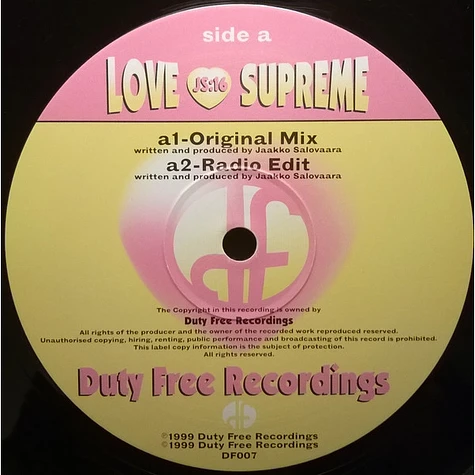 JS16 - Love Supreme