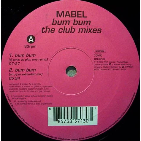 Mabel - Bum Bum (The Club Mixes)