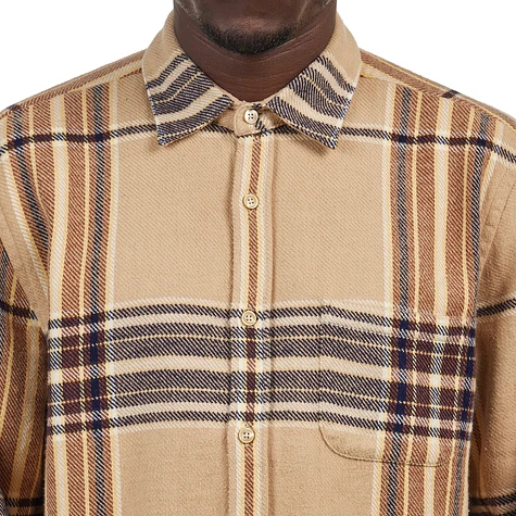 Portuguese Flannel - Hazelnut Check Shirt