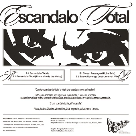 Andrea Giuditta - Escandalo Total / Sweet Revenge