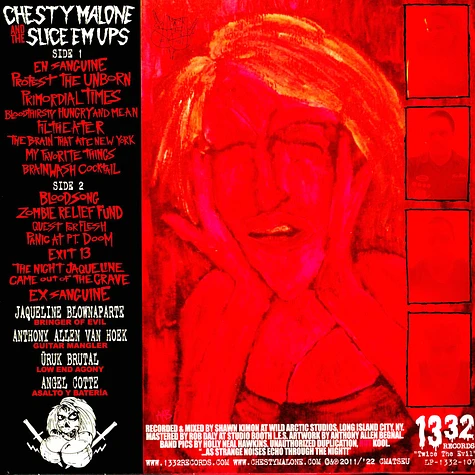 Chesty Malone And The Slice 'Em Ups - Torture Rock Black & Red Vinyl Edition