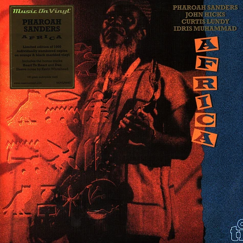 Pharoah Sanders - Africa Orange & Black Marbled Vinyl Edition