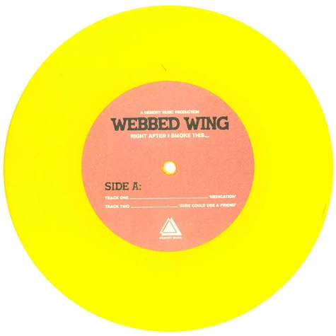 Webbed Wing - Right After I Smoke This Yellow Vinyl Edition