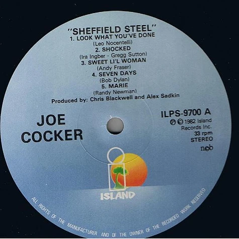 Joe Cocker - Sheffield Steel