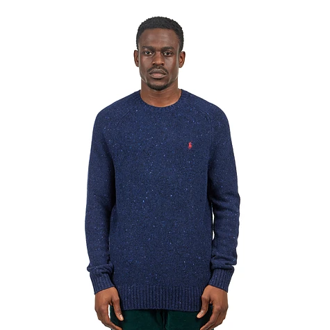 Ralph lauren navy crew clearance neck jumper