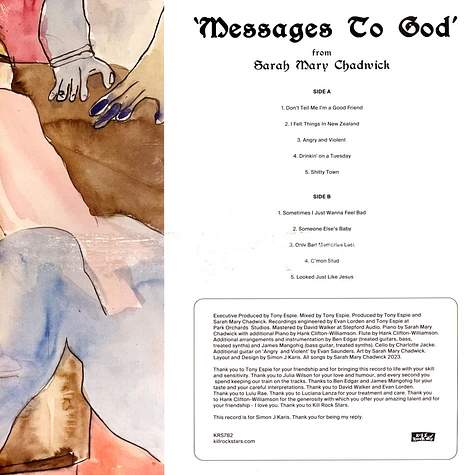 Sarah Mary Chadwick - Messages To God