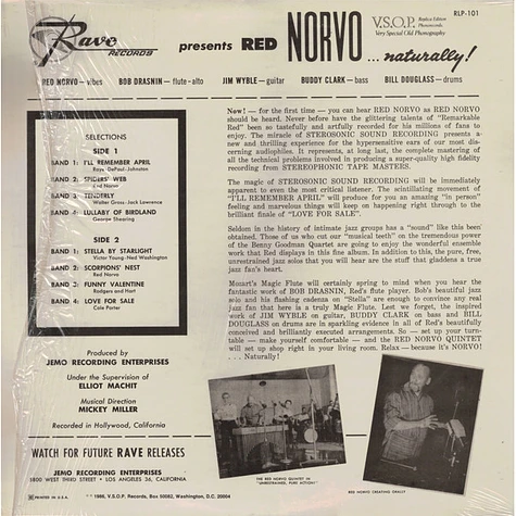 Red Norvo Quintet - Norvo... Naturally!