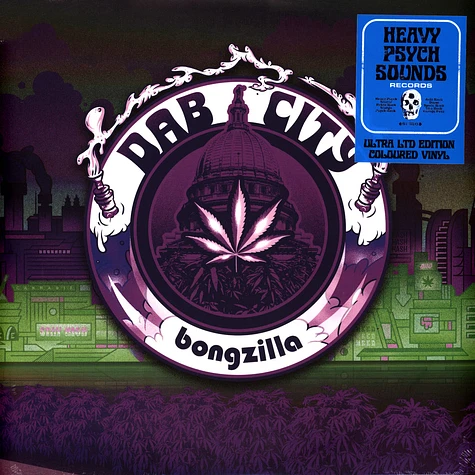 Bongzilla - Dab City White, Green & Purple Colored Vinyl Edition