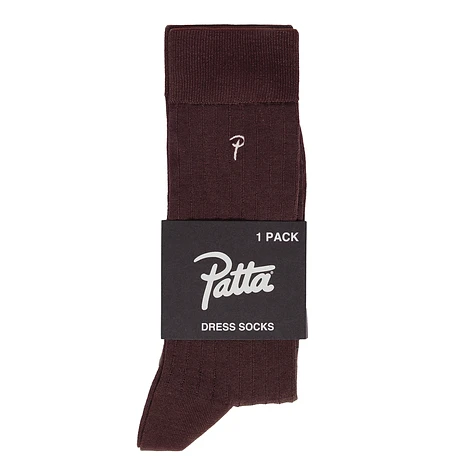 Patta Script Logo Sport Socks 2-Pack (Black)