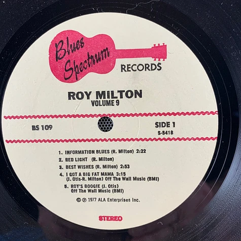 Roy Milton - Great Rhythm & Blues Oldies Volume 9 - Roy Milton