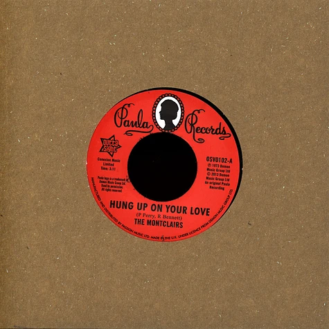 The Montclairs - Hung Up On Your Love / I Need You More Than Ever