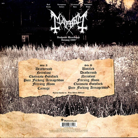 Mayhem - Henhouse Recordings