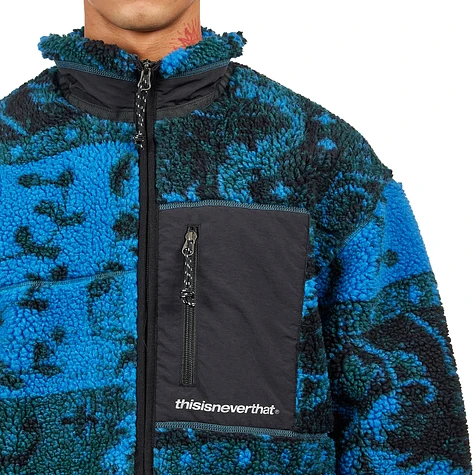 thisisneverthat - SP Sherpa Fleece Jacket (Blue) | HHV