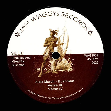 Bushman - Zulu March Verse 1 & 2 / Verse 3 & 4