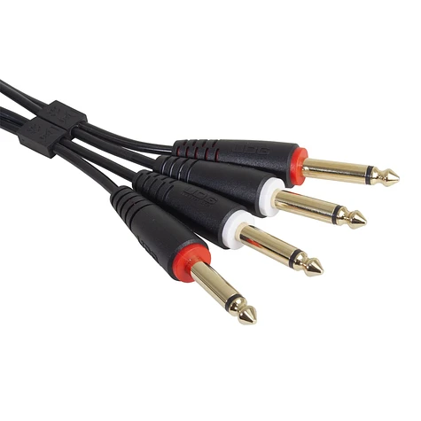 UDG - Ultimate Audio Cable Set 1/4'' Jack-1/4'' Jack Black Straight 1,5m