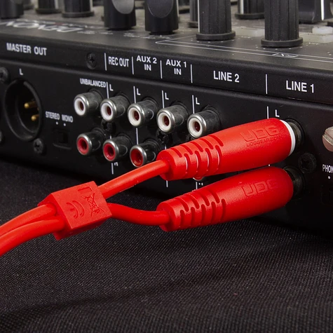 UDG - Ultimate Audio Cable Set 1/4'' Jack-1/4'' Jack Red Straight 1,5m